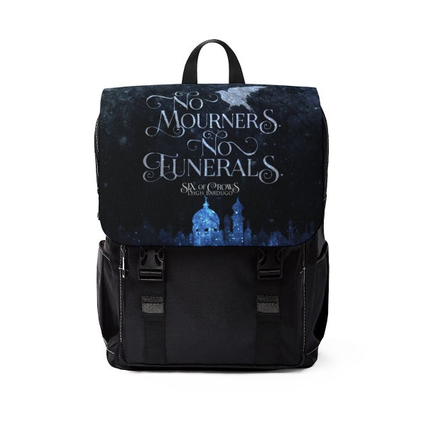 Six of Crows Shadow Bone Backpack, Casual Backpack, No Mourners No Funerals, Kaz Breker, Grishaverse, Stylish Backpack, Back to School