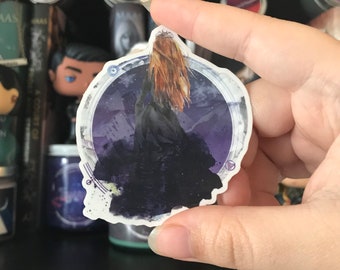 ACOTAR Sticker, Feyre Archeron High Lady of the Night Court Sticker, A Court of Thorns and Roses Sticker, SJM Decals, Sarah J Maas