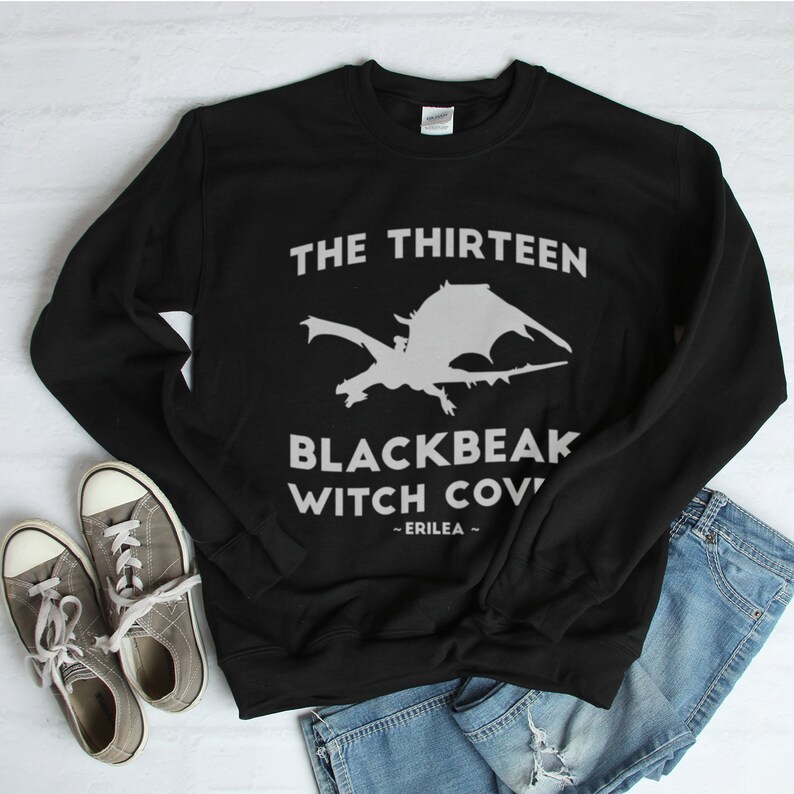 Throne of Glass Sweatshirt, The Thirteen Blackbeak Witch Coven, Halloween, Throne of Glass, Manon Blackbeak, Asterin, Irontheet Witches image 5