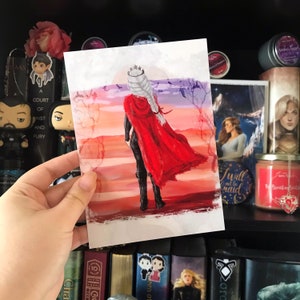 Manon Queen of Witches Mini Print, The Wastes, Throne Glass, Kingdom Ash, Fandom Queens, Blackbeak