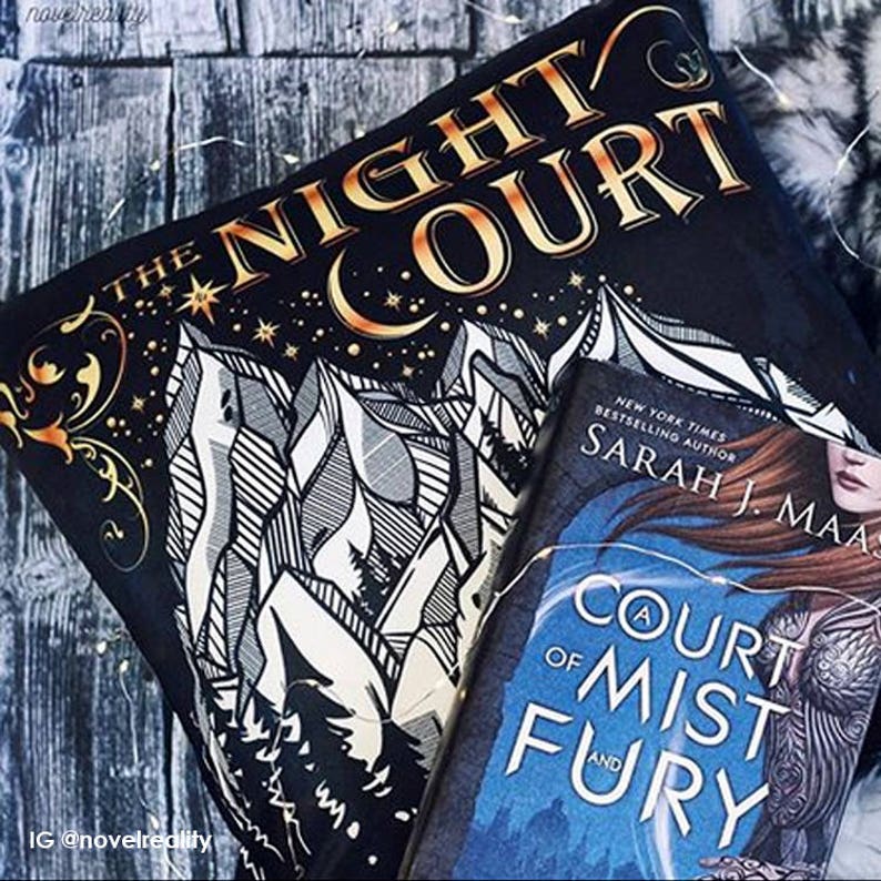 Night Court Pillow Cover A Court Of Mist And Fury Pillow Etsy