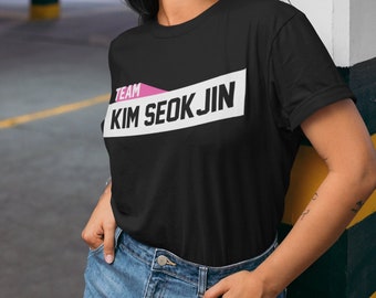 Jin Shirt Team Kim Seokjin T-Shirt Gift for ARMY Fan, RUN BTS Bangtan Shirt, Funny Jin Merch for btsarmy