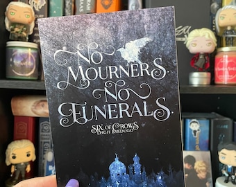 Six of Crows Mini Print, No Mourners No Funerals, Ketterdam, Crooked Kingdom, Kaz Brekker, Inej Ghafa, Leigh Bardugo