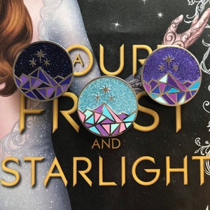 ACOTAR Night Court Hard Enamel Pin - Multiple color combinations to choose from!