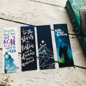 One More Chapter Bookmark Holder Hand-burnt Original Wooden Pen Pot Book  Lover ACOMAF ACOTAR Bookish Gifts for Booklovers Book Mark 