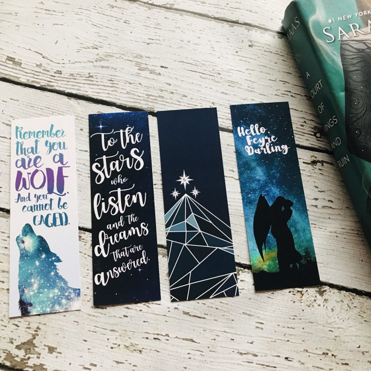 ACOTAR Bookmark Set Bookmarks Bookish Bookmarks Etsy UK