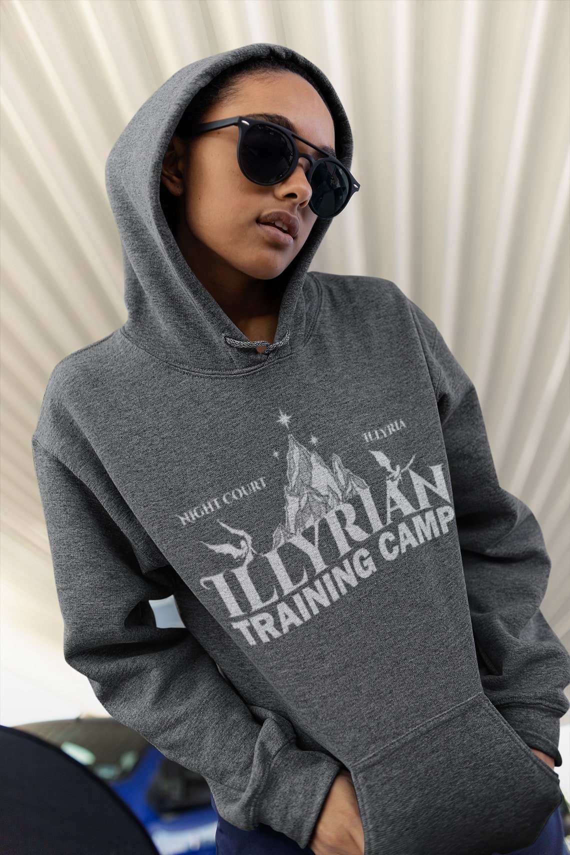 Illyrian Training Camp Hoodie ACOTAR Hooded Sweatshirt | Etsy