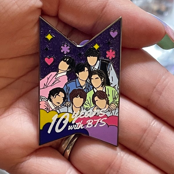 Bts Enamel Pin Etsy