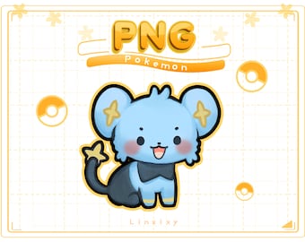 Shinx Pokemon PNGTuber | Voice Reactive Stream Asset (4 Files)