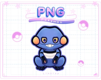 Croagunk Pokemon PNGTuber | Voice Reactive Stream Asset (4 Files)