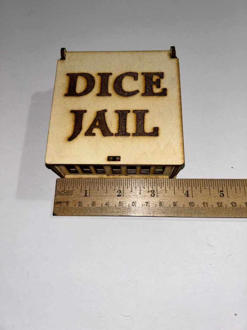 Laser Cut Dice Jail Etsy