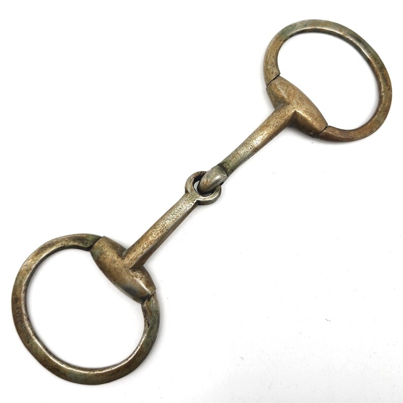 Vintage Horse Bit Snaffle 4 Never Rust England Rustic Western Tack Equestrian Decor