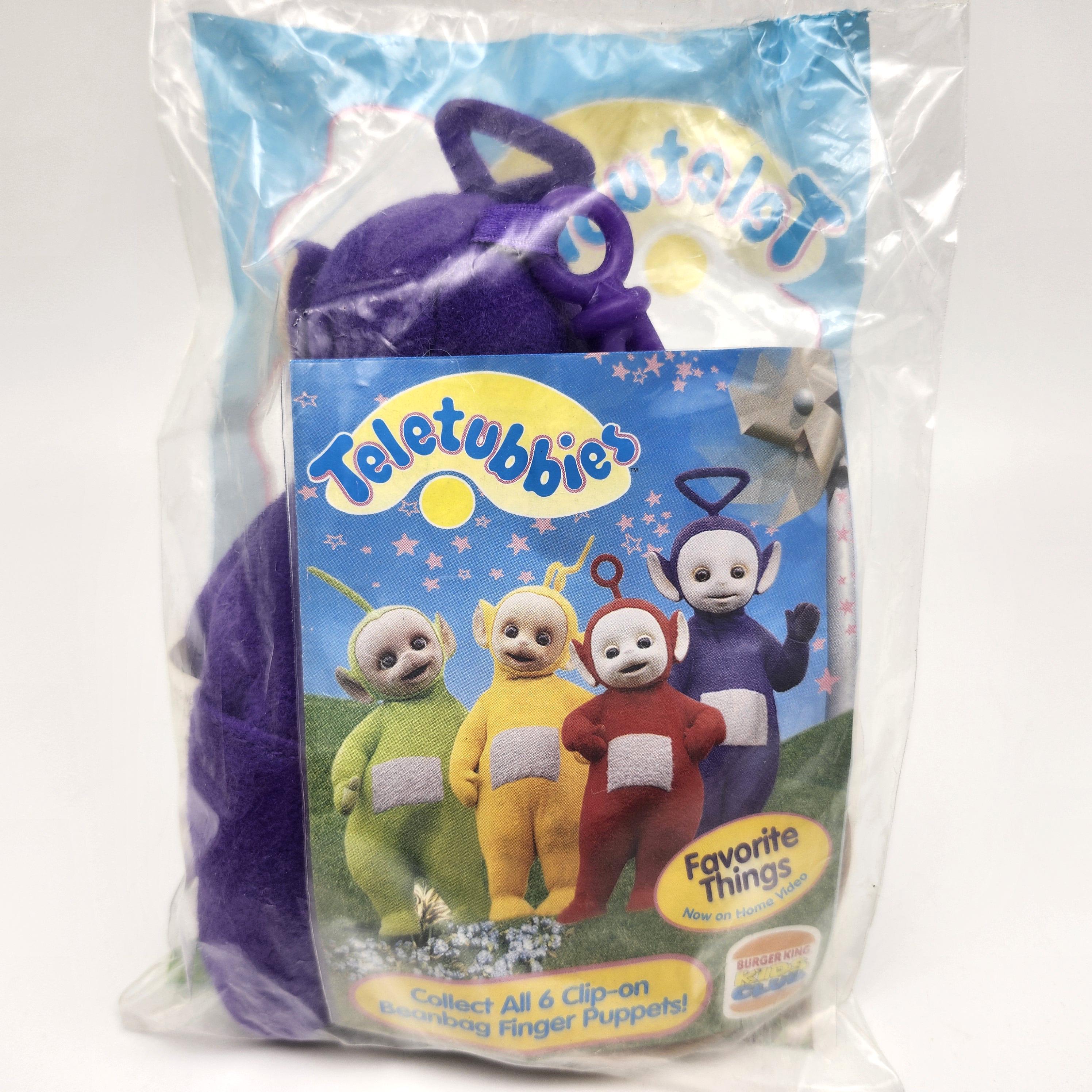 Noo Rabbit Vintage Teletubbies Plush Clip on Beanbag Finger Puppet Your Choice Po ...
