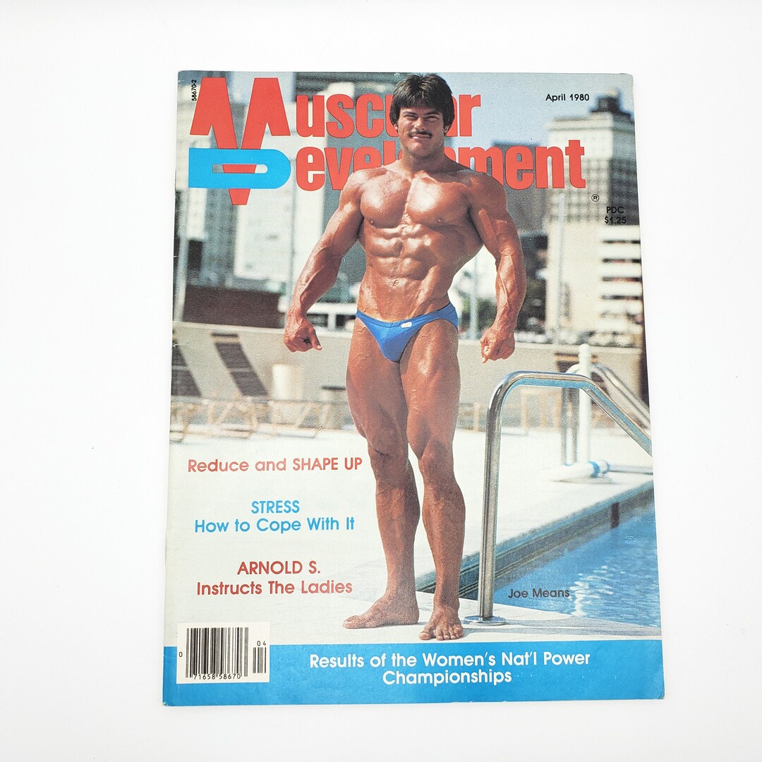 Vintage Muscular Development Magazine April 1980 Joe Means Etsy 日本