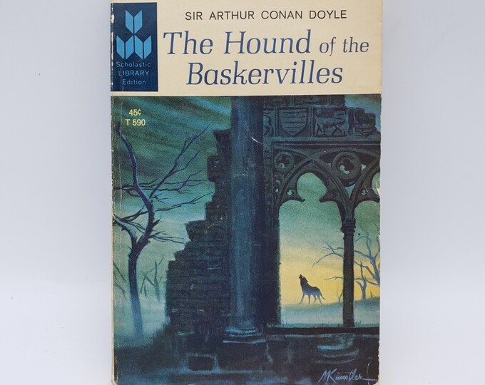 Vintage the Hounds of the Baskervilles Paperback Book Sir Arthur Conan