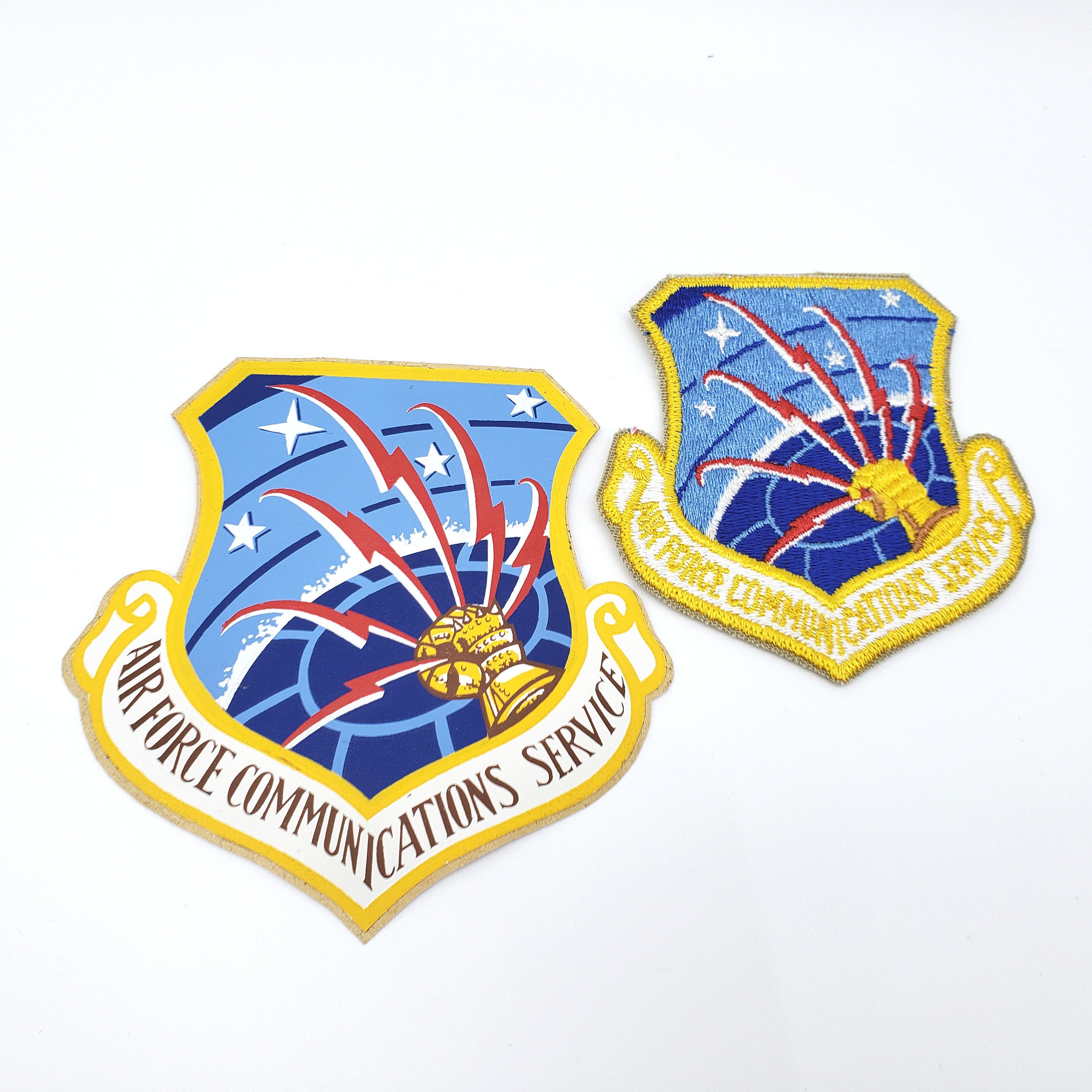Vintage US Air Force Communications Service Patch Sticker USAF Etsy