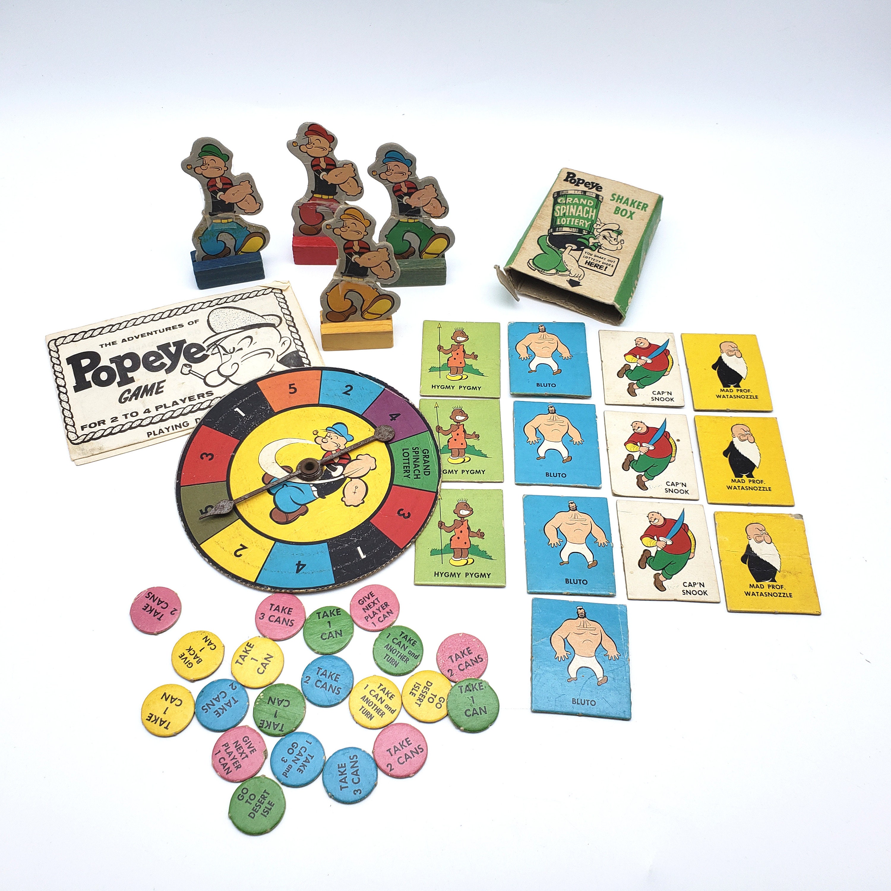 100 Vintage and New Board Game Pieces and Parts From Classic