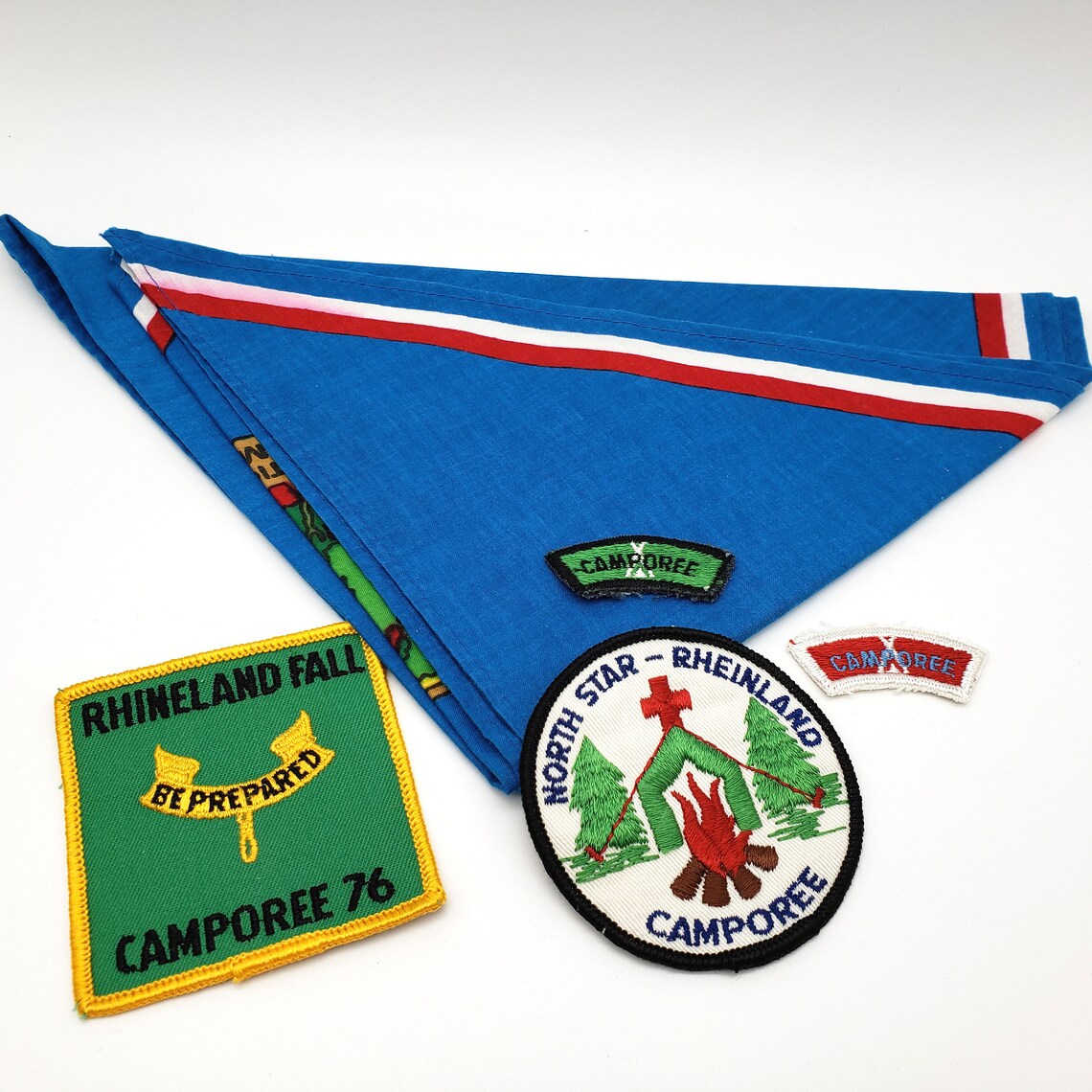 Vintage Boy Scout Lot Jamboree Scarf Neckerchief Camporee Etsy