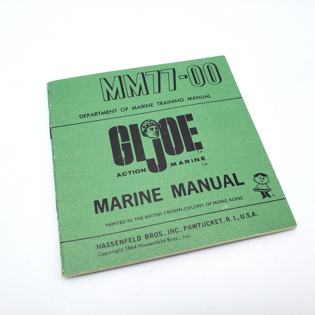 Choice of Vintage 1964 GI Joe Army or Marine Manual Booklet Etsy