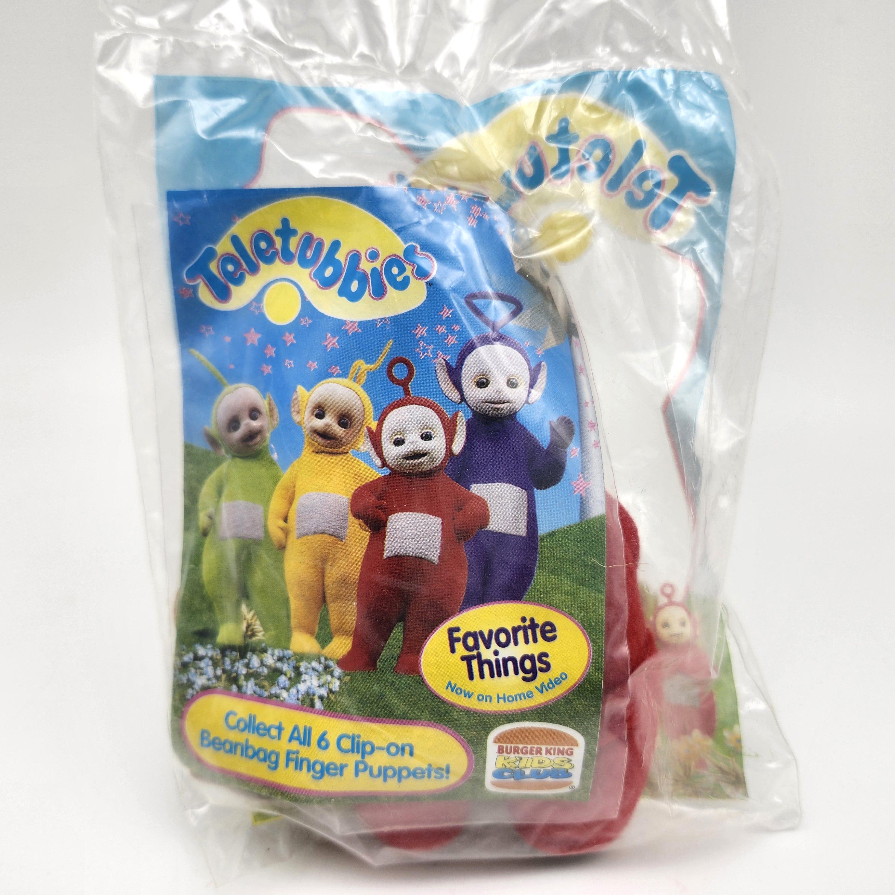 Noo Rabbit Vintage Teletubbies Plush Clip on Beanbag Finger Puppet Your Choice Po ...