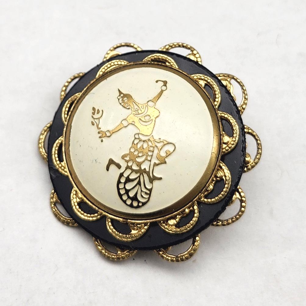 Siam Dancer Pin - Etsy
