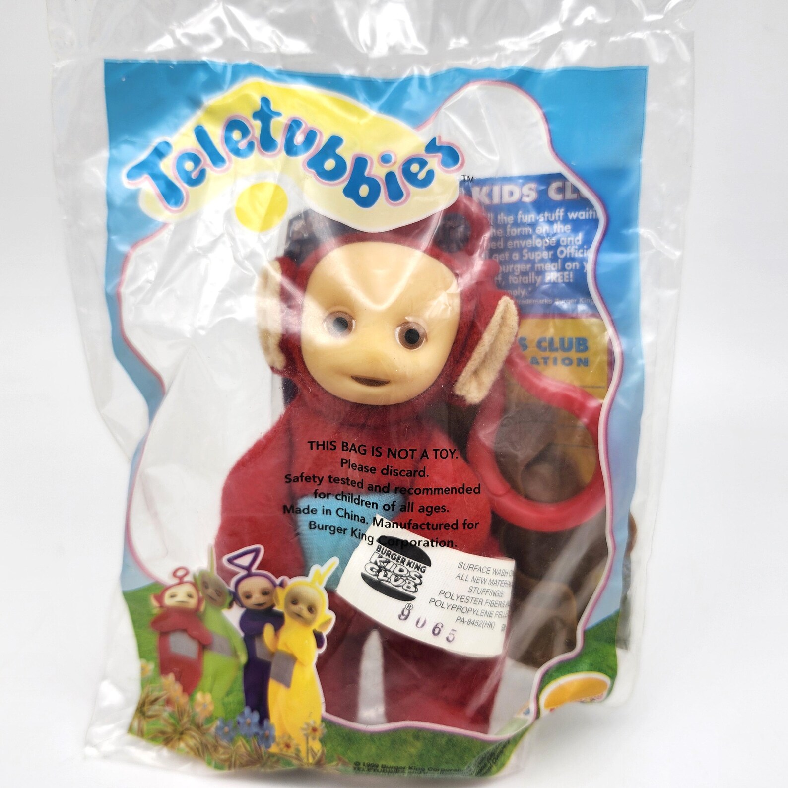 Noo Rabbit Vintage Teletubbies Plush Clip on Beanbag Finger Puppet Your Choice Po ...