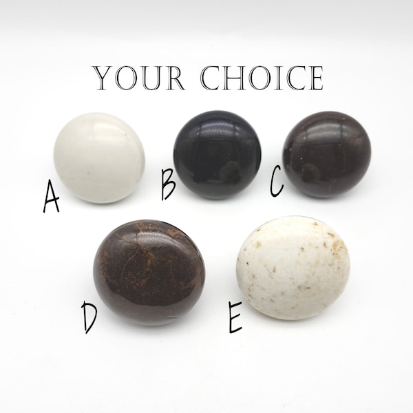 Your Choice Vintage Porcelain Door Knob Antique Salvaged Hardware Handles Upcycle Black Brown Or White