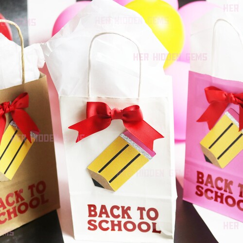 Back to School Gift Bags First Day of School Gift Back to Etsy