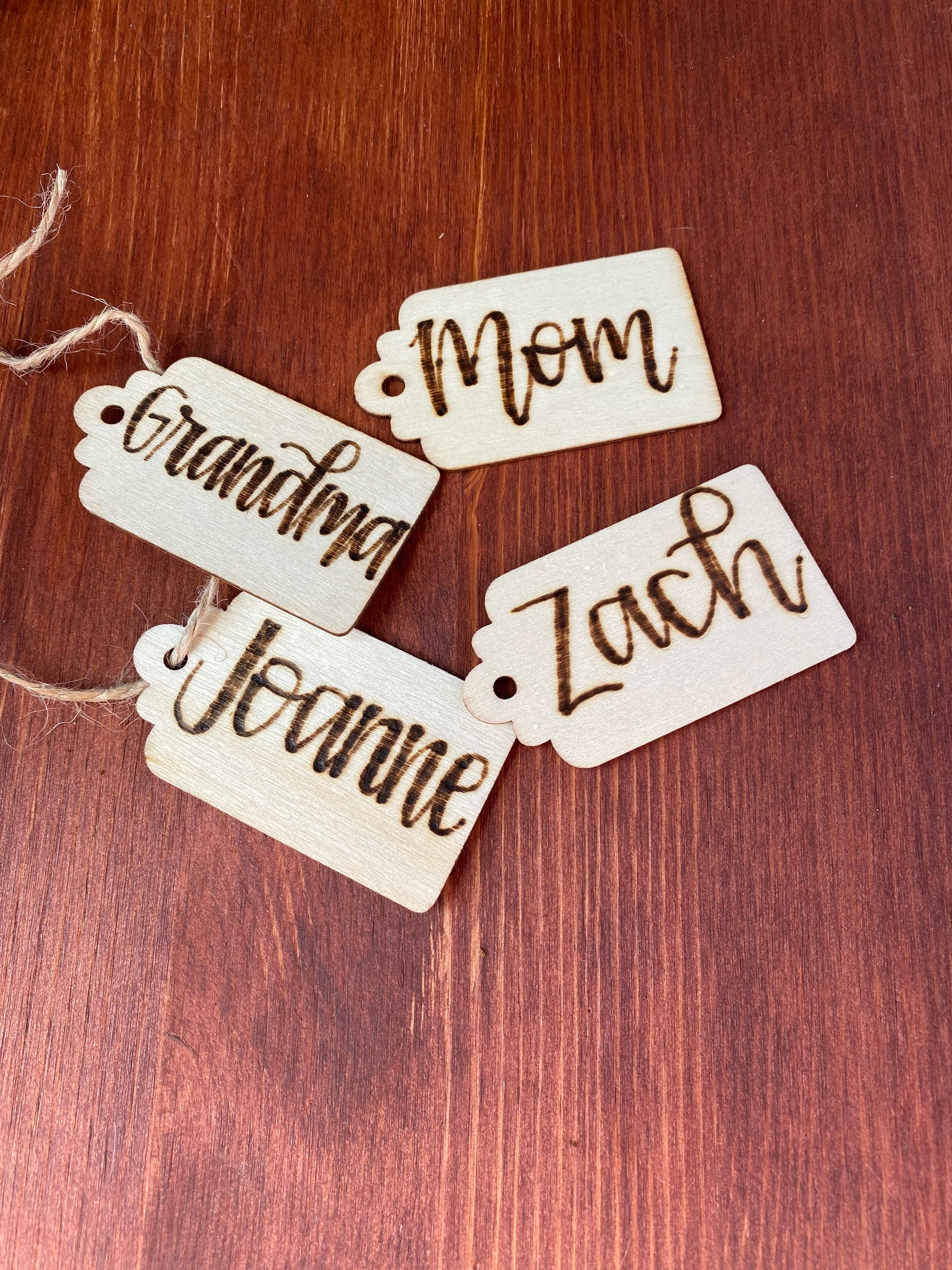 DIY Gift Tags! {Wood Burning Project} 