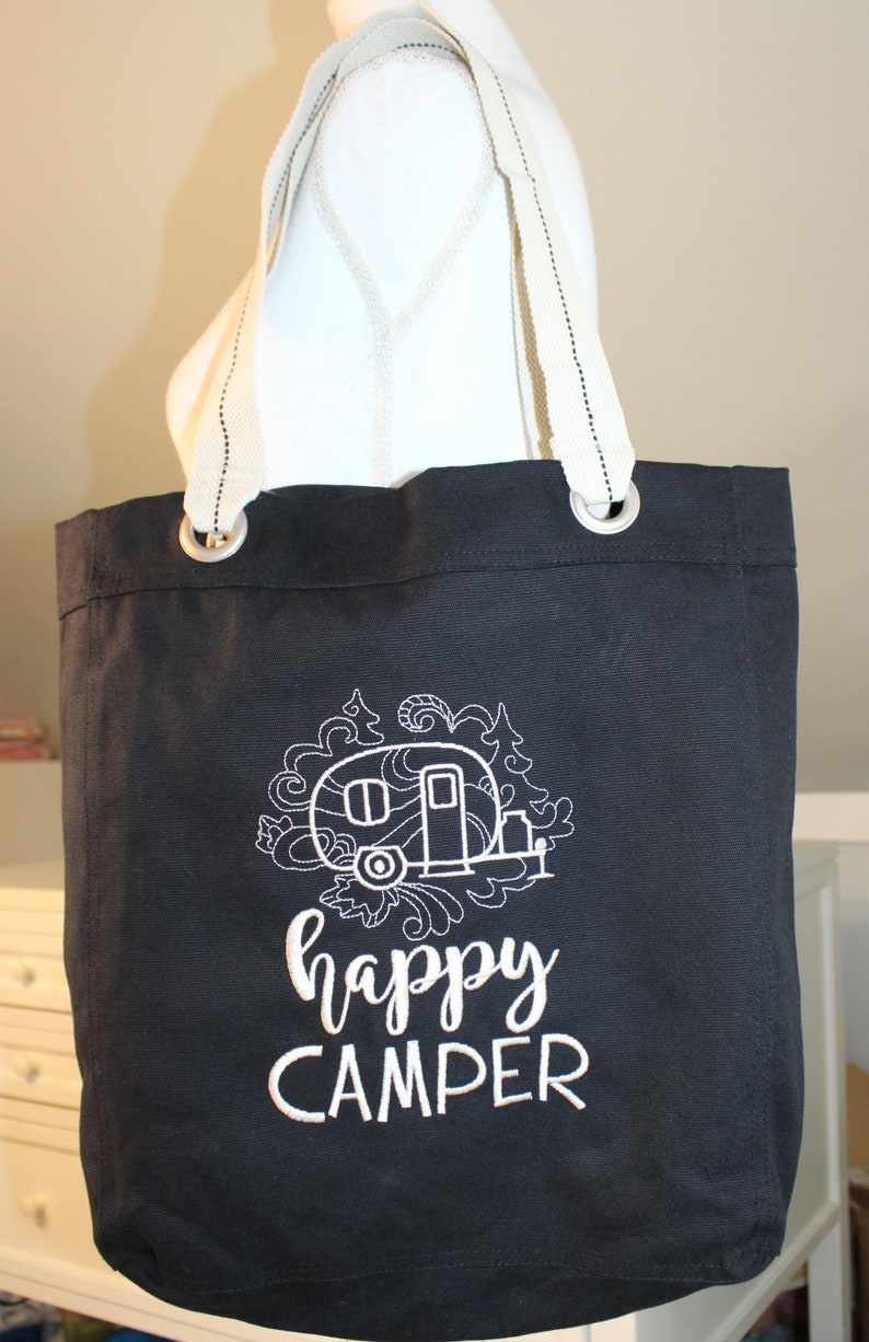 camper tote bag