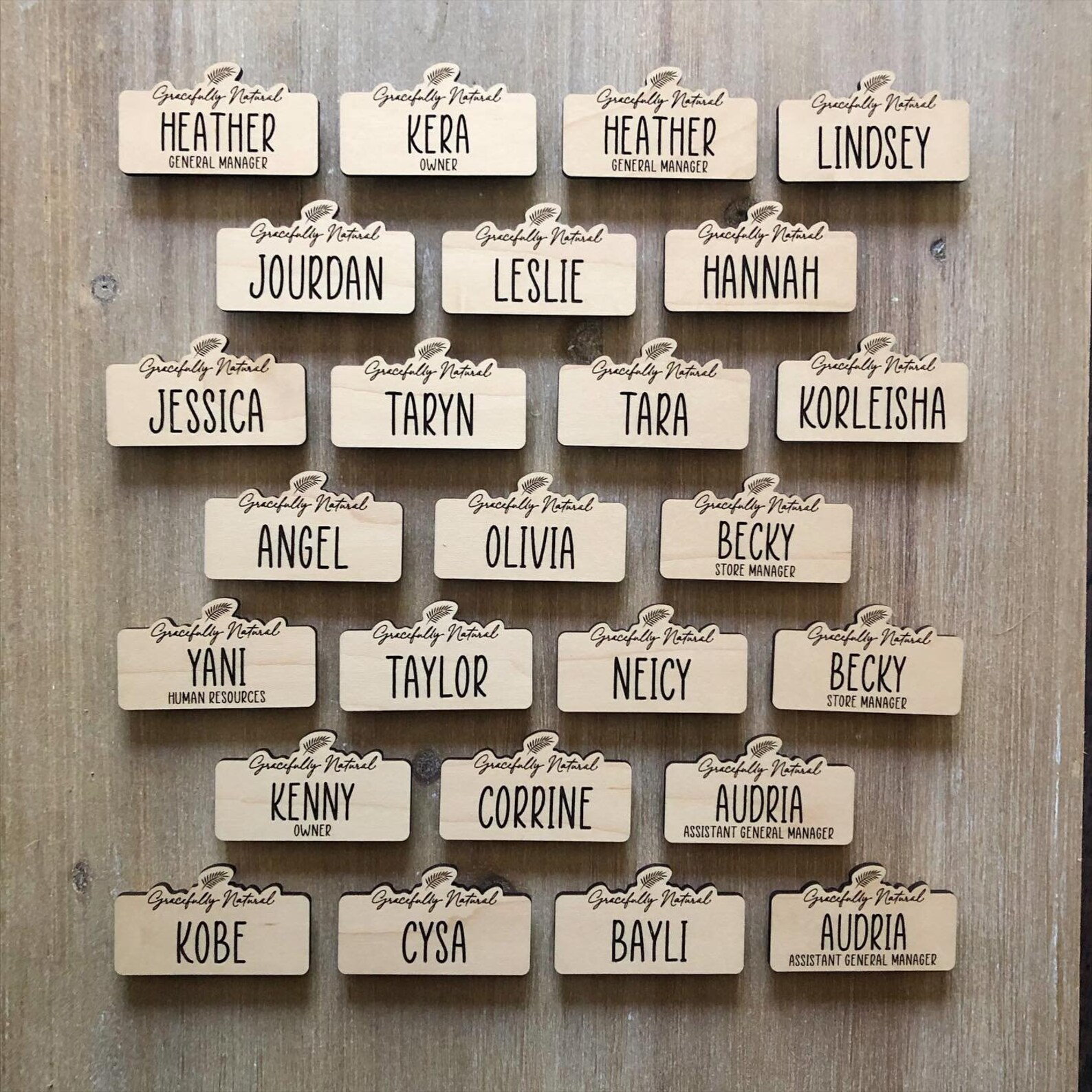 Custom Name Tags for Work Quality Custom Name Tags Engraved Etsy