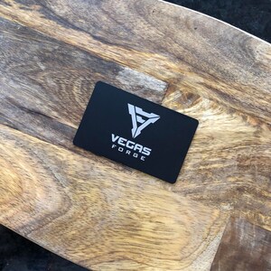 Premium metal networking card for entrepreneurs and professionals.