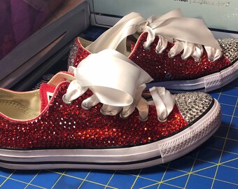 diy bedazzled shoes