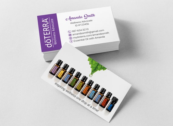 Essential Oil Business Cards - Amazon Com Doterra Business Cards Compliance Approved Essential Oil Business Cards Handmade : Essential oil print even has a unique brand called the.