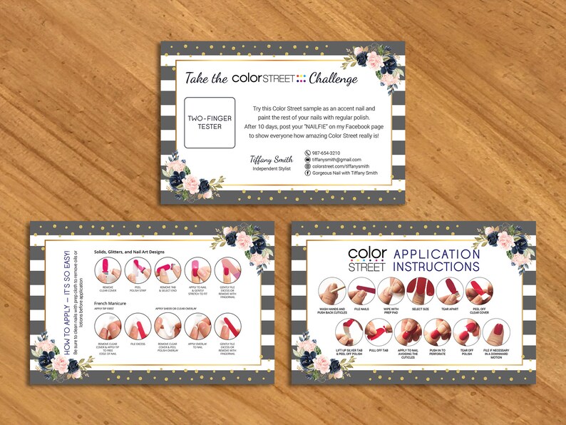 pic Color Street Challenge Printable printable color street twosie card color street free sample card color street application instructions color street business card cs19