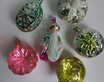 6 vintage glass christmas ornaments santa claus ornament glass ornament christmas tree toys christmas decor soviet ussr 1970s - Vintage Glass Christmas Ornaments 6 vintage glass christmas ornaments santa claus ornament glass ornament christmas tree toys christmas decor soviet ussr 1970s - Vintage Glass Christmas Ornaments