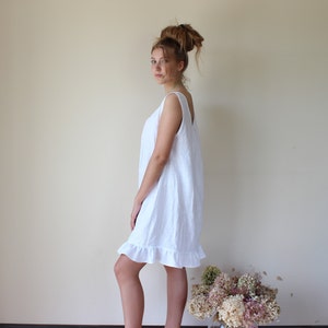 Linen Nightgown Softened pure linen image 3