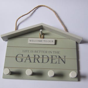 Gardener Potting Shed Hook Plaque