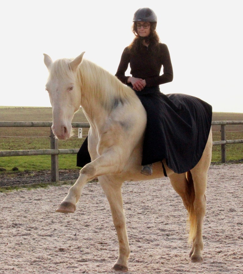 Equestrian riding skirt for women Winter riding gear image 8
