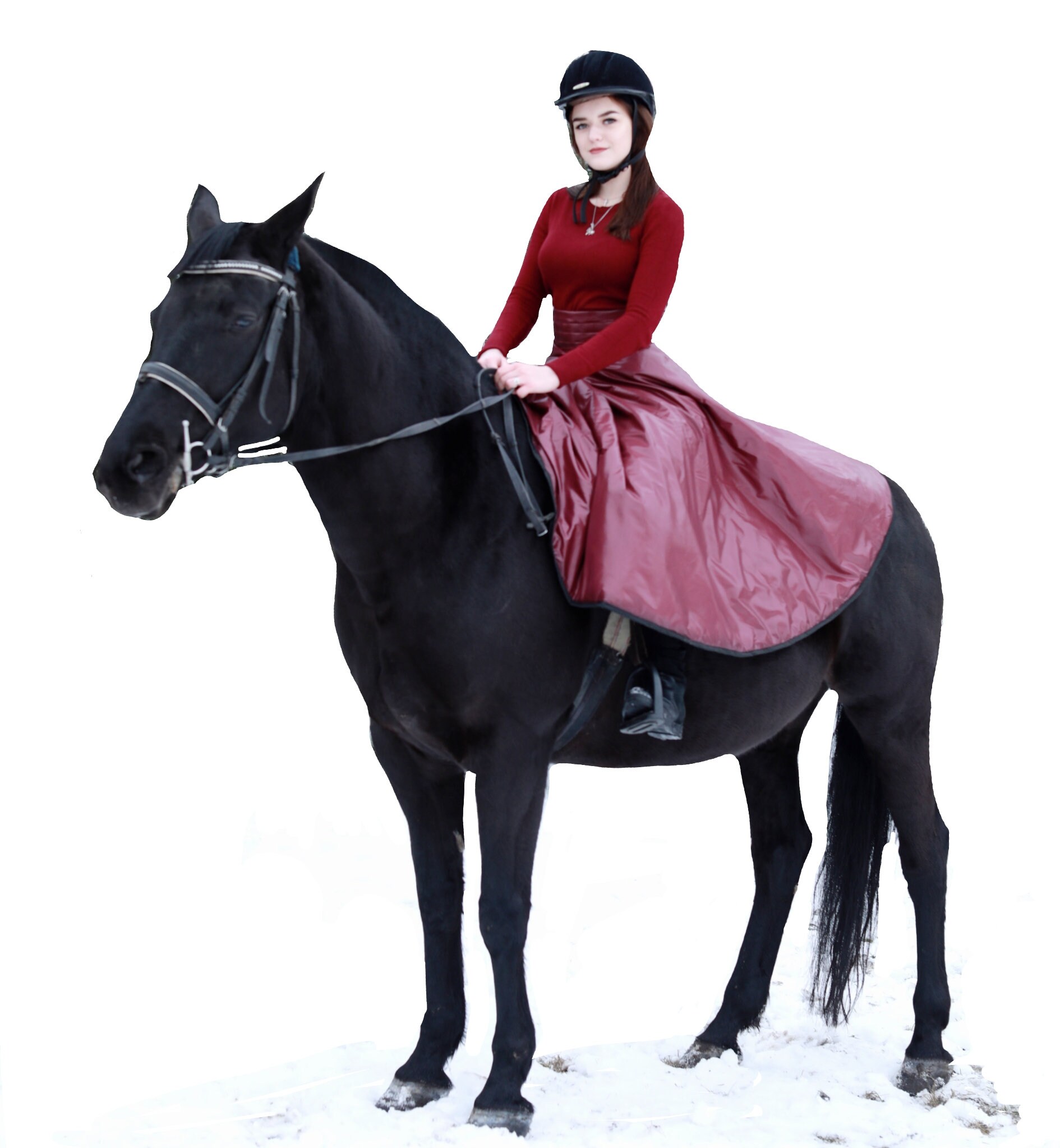 Equestrian skirt for winter Horse riding gear Equestrian Etsy