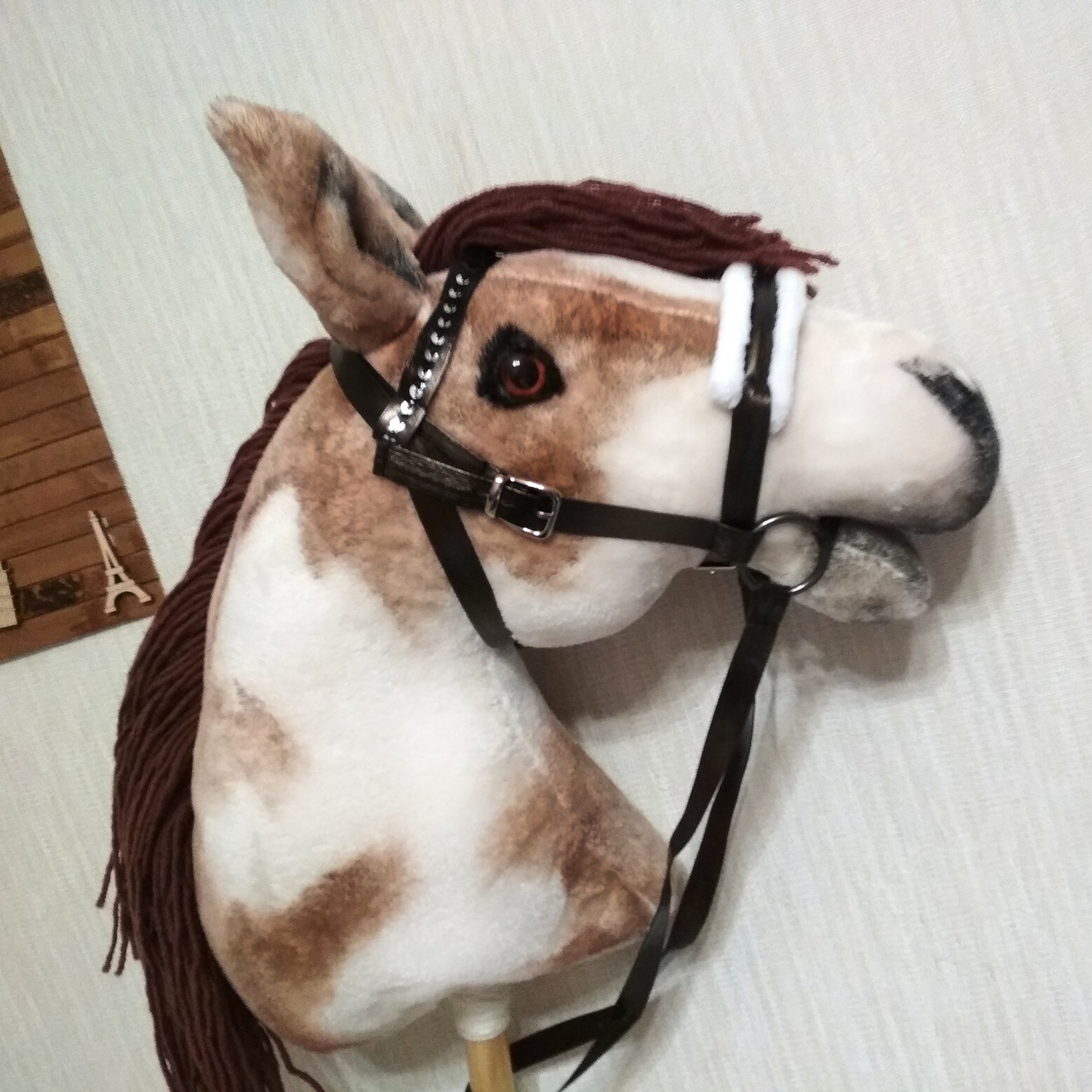 Paint Hobby horse Stick horse Realistic Hobbyhorse Etsy