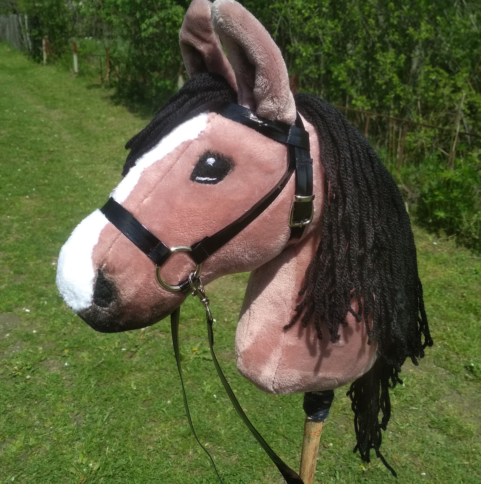 Hobby horse with removable halter Stick horse for children Etsy