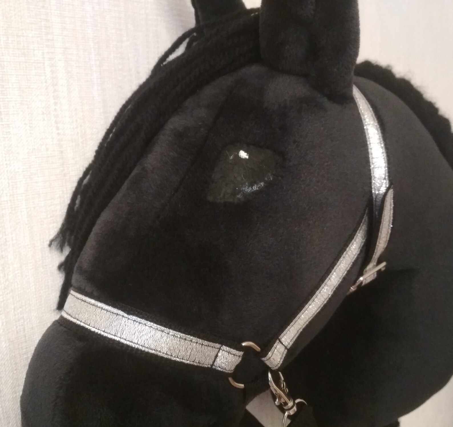 Hobby Horse halter Accessories for hobby horse Silver halter Etsy