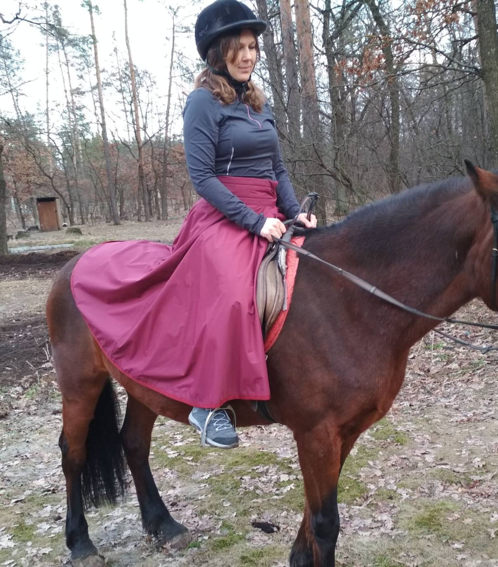 Rainproof riding skirt Equestrian riding skirt Riding gear Etsy