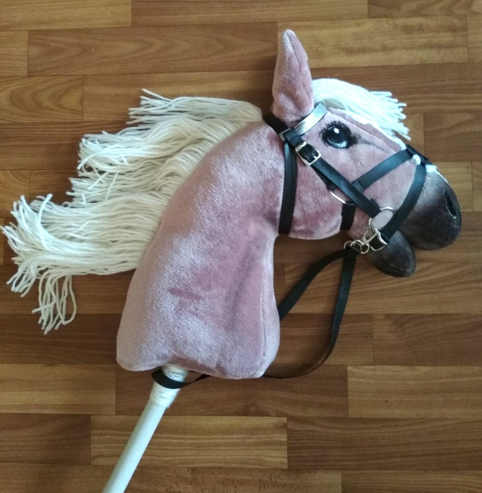Chestnut Hobby Horse With Mexican Bridle Hobbyhorse With Etsy