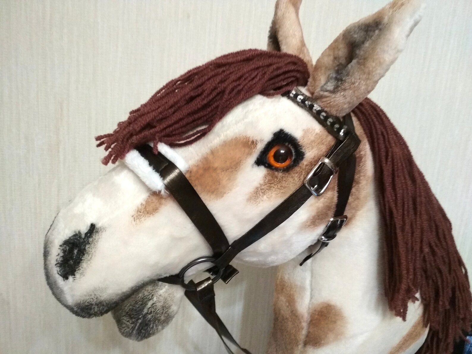 Paint Hobby horse Stick horse Realistic Hobbyhorse Etsy