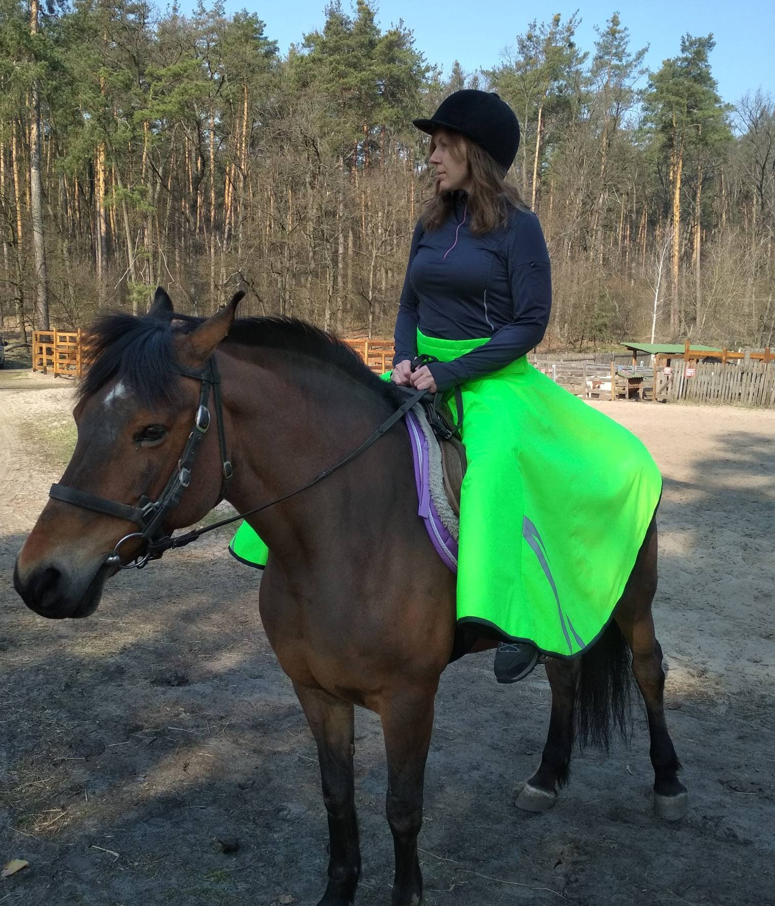 Horse Riding Safety Gear Riding Skirt for Women Equine Etsy