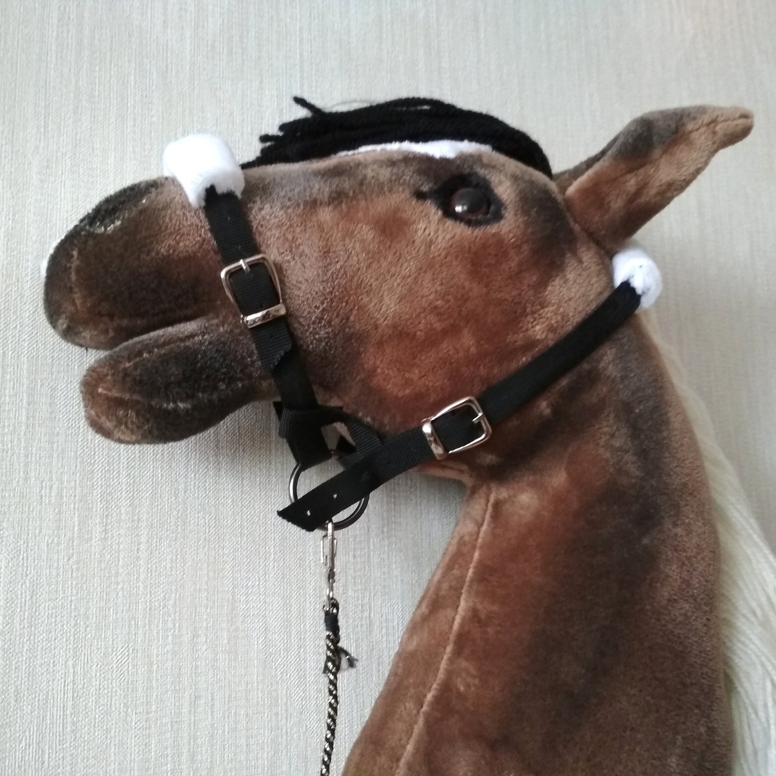 Black Halter for Hobby Horse Hobby Horse Tack Stick Horse Etsy UK