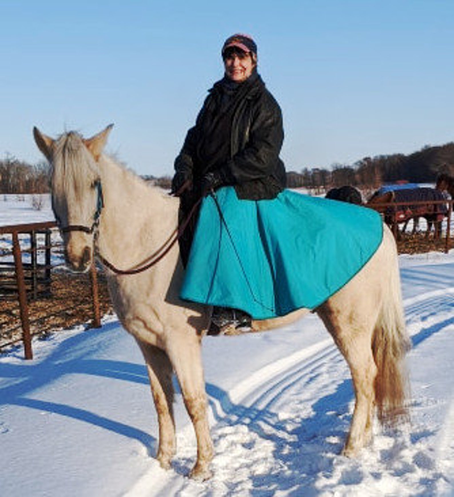Winter riding skirt Equestrian insulated clothing Horse Etsy