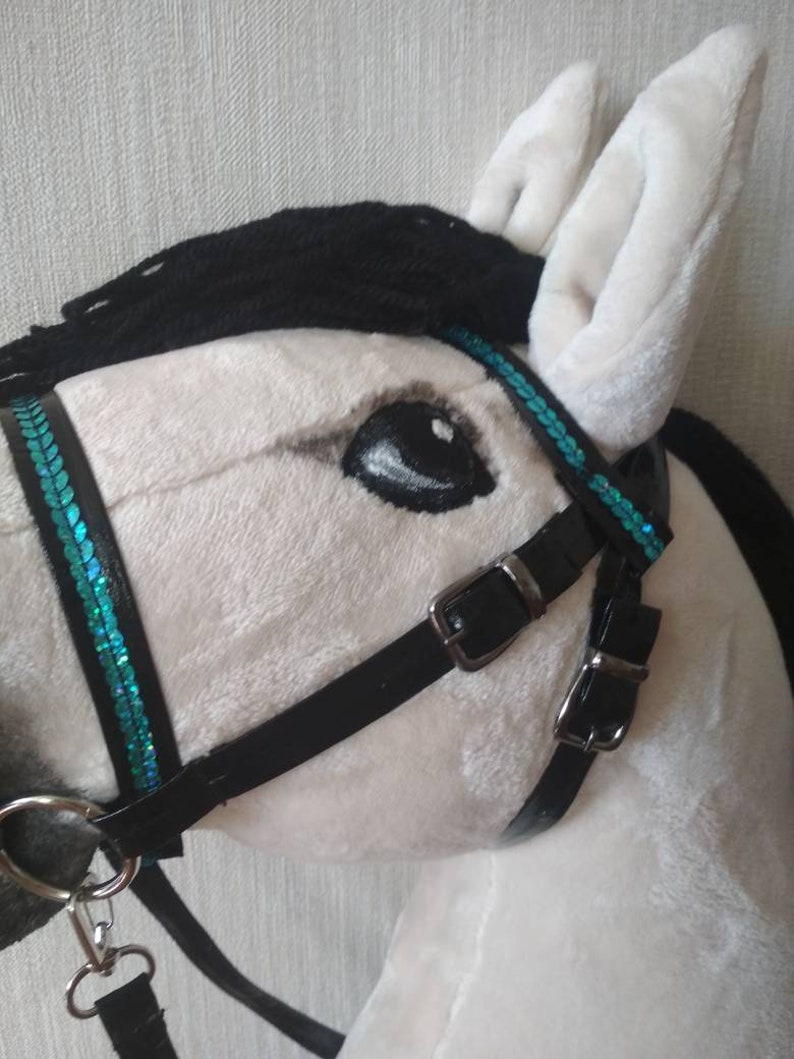 Hobby Horse bridle Hobbyhorse accessories Faux leather Etsy